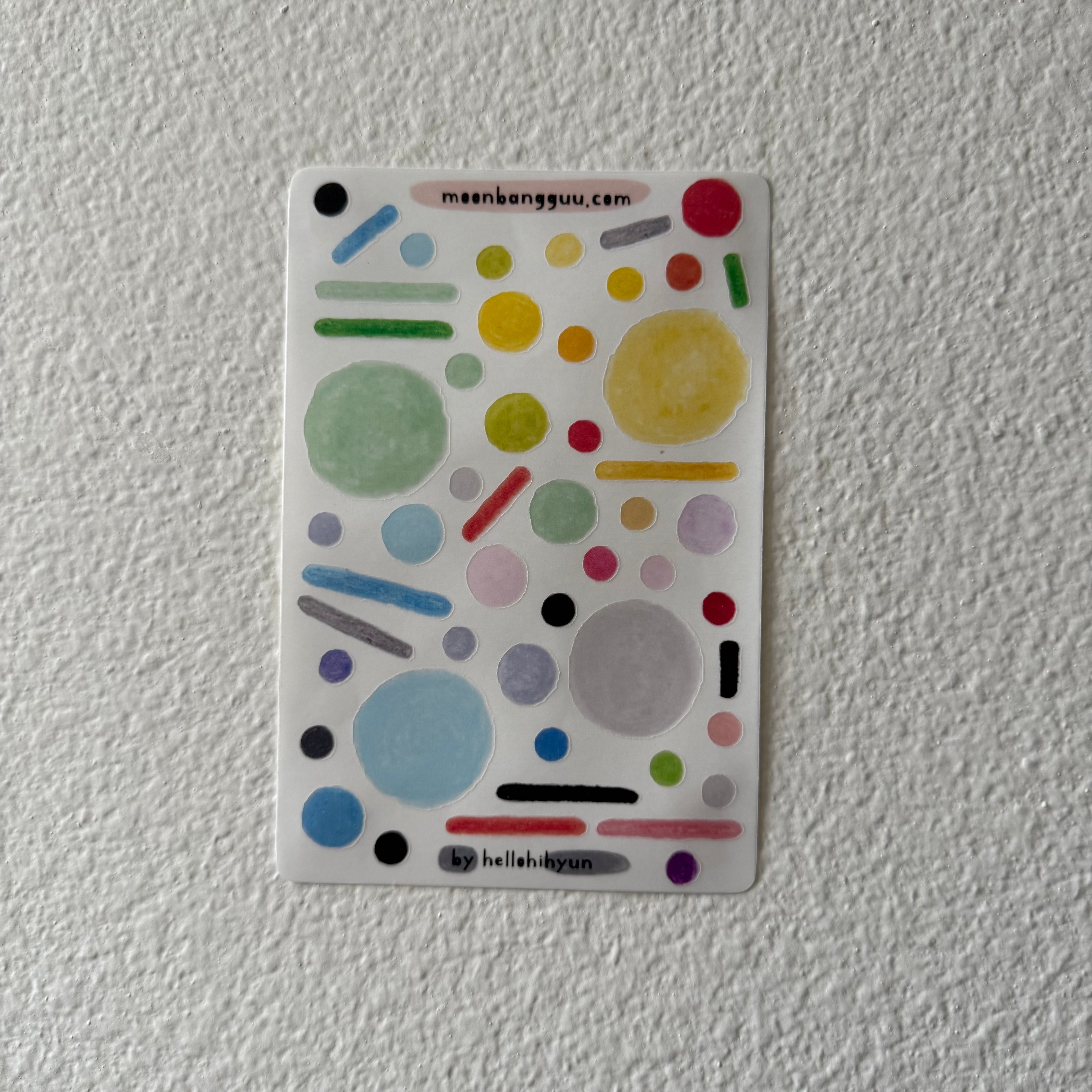 FLIGHT fun fun l semi clear planner sticker